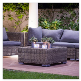 Terrasse am Abend