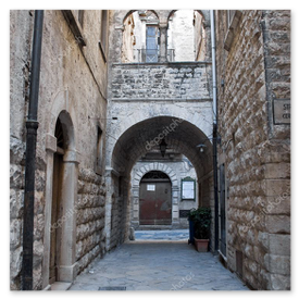Historisches Holzportal