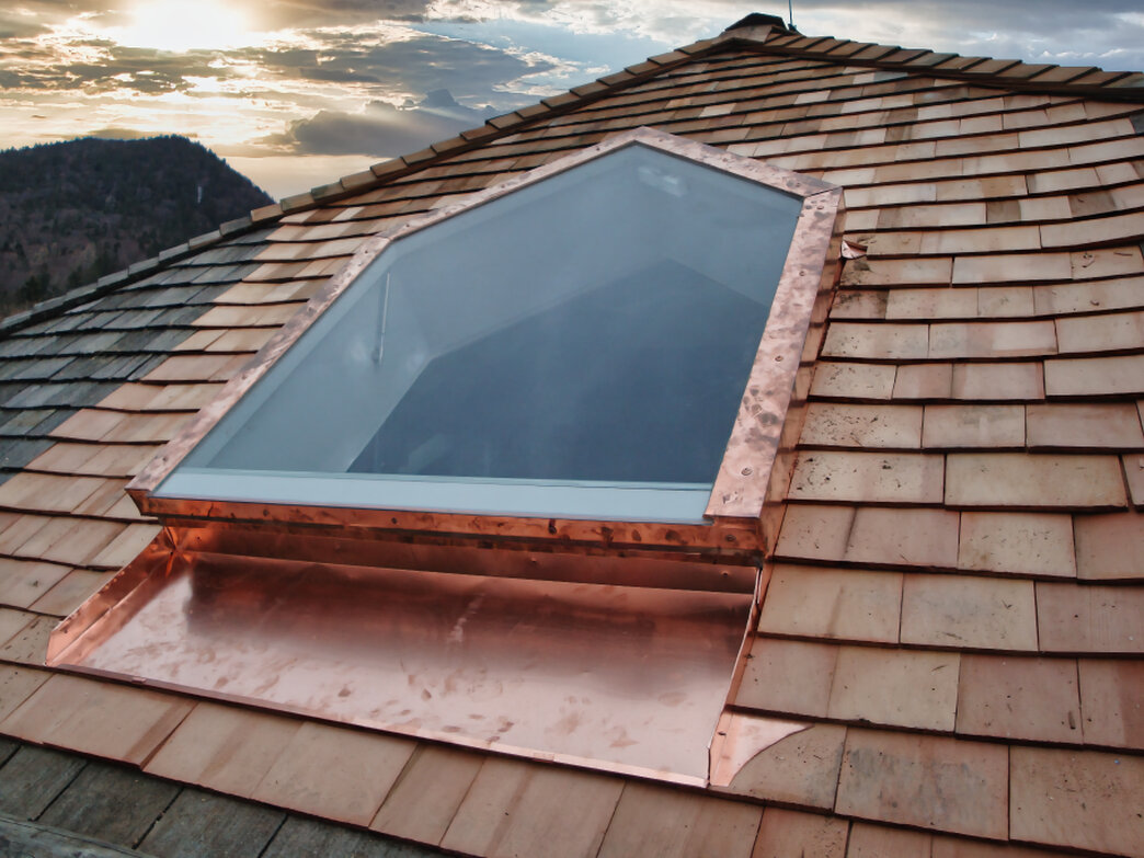 Detail eines Holzfensters